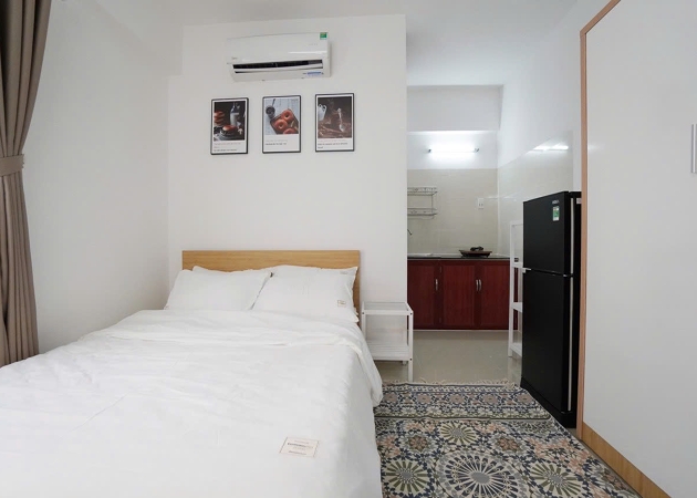 Phòng đầy đủ nội thất không gác