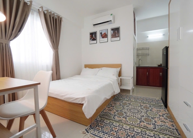 Phòng đầy đủ nội thất không gác